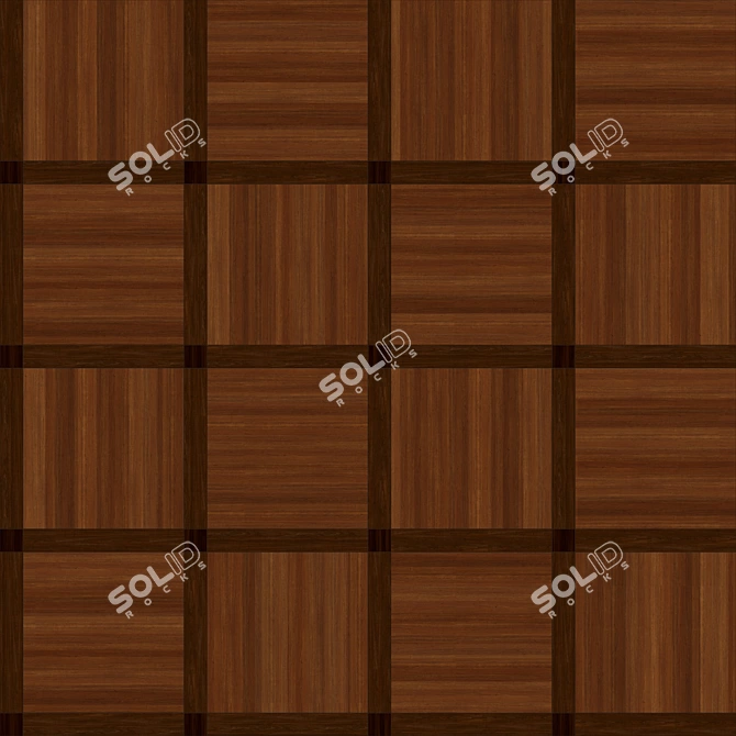 Artistic Parquet Collection: Impressive Square Designs 3D model image 1