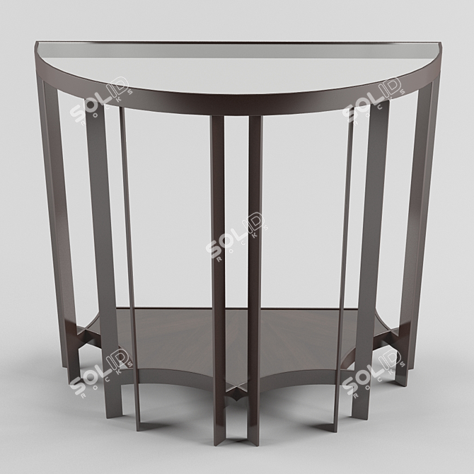 Elegant Donghnia Acadia Console 3D model image 1