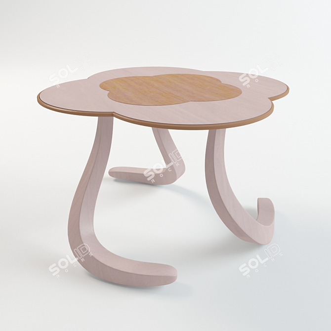 Tipsy Table 3D model image 1