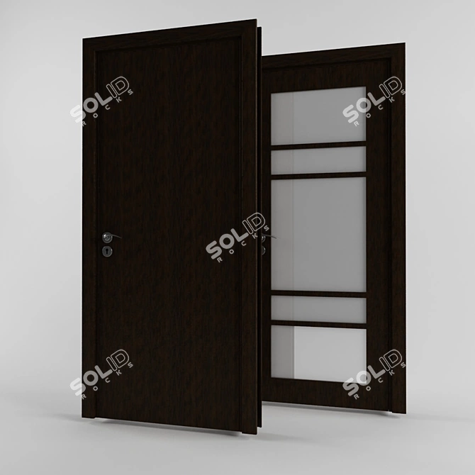 RIOLLI Factory Doors: LINEA Collection 3D model image 1