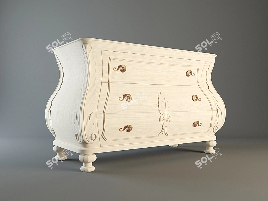 Elegant Giusti Portos DUCA 1 Table 3D model image 1