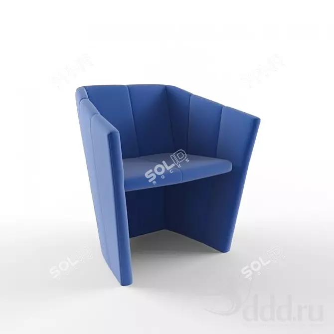 Stylish Folding Chair | Living Divani 3D model image 1