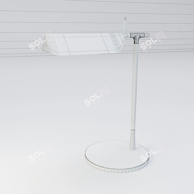 FLOS TAB Table Lamp in Black, White or Blue 3D model image 3