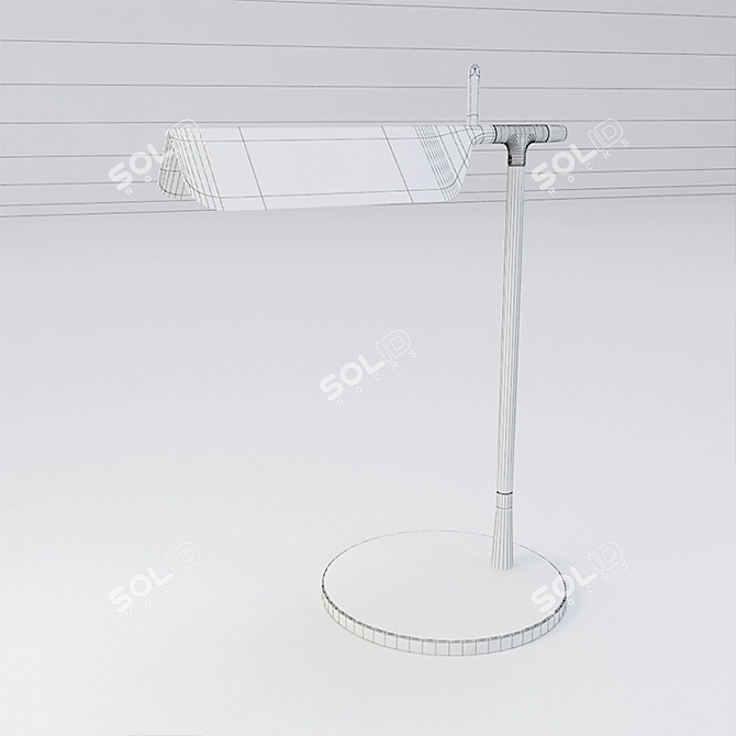 FLOS TAB Table Lamp in Black, White or Blue 3D model image 5