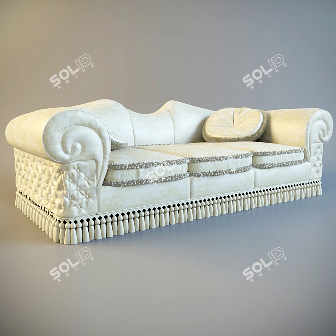 ColomboStile Sofa: Elegant and Stylish Seating Option 3D model image 1