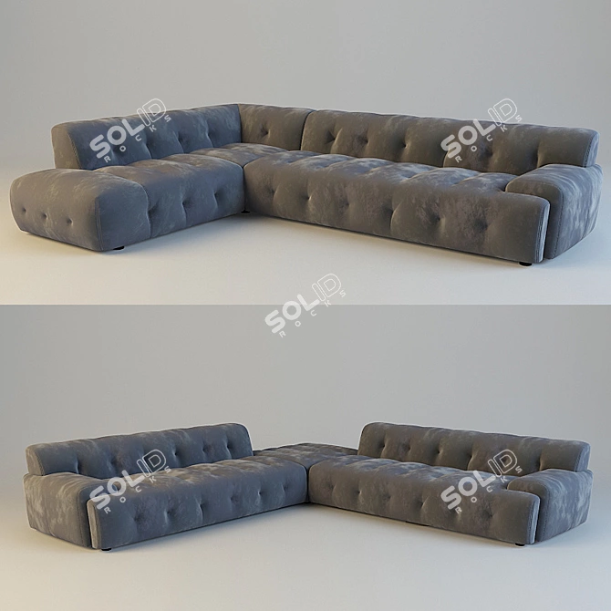 Modern Elegance: Roche Bobois Blogger 3D model image 1
