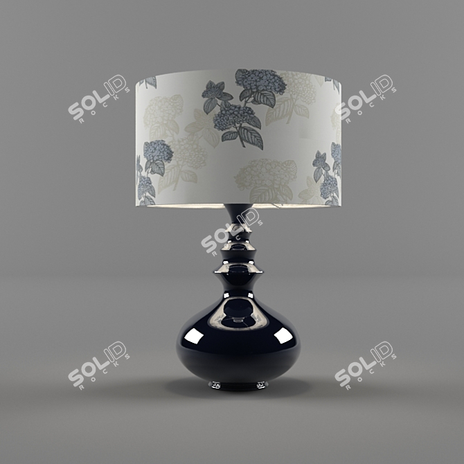 Sleek Desk Lamp 3D model image 1