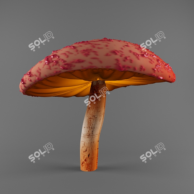 Wonderland Mushroom 3D model image 1