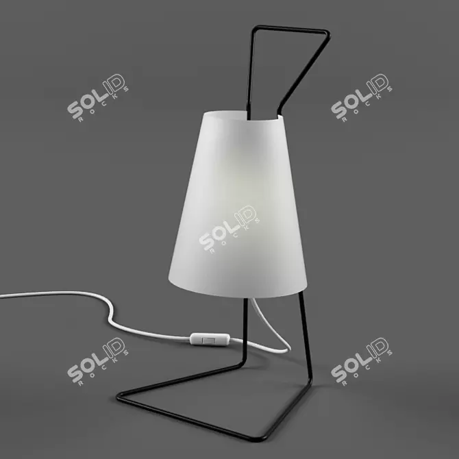 Elegant Glow Cleo Lamp 3D model image 1