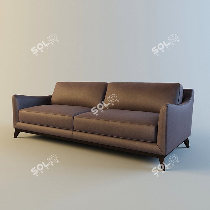 Luxury Brisbane Sofa by Roche Bobois 3D model image 1