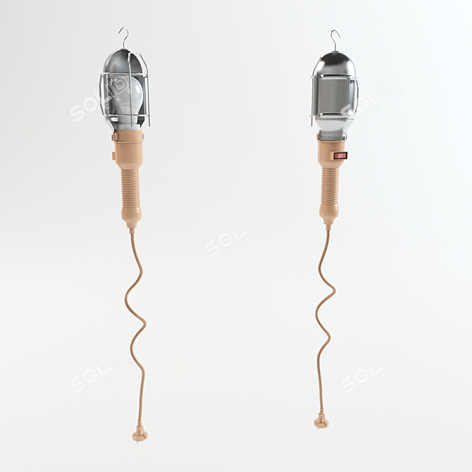 Sleek Lamp Cover 3D model image 1