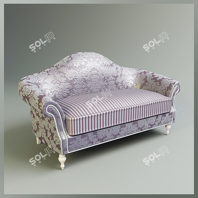 Timeless Elegance: Classic Sofa 3D model image 1