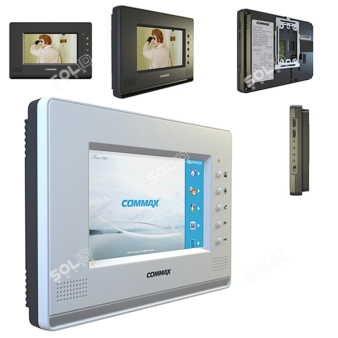 Title: Commax CDV-71AM Intercom 3D model image 1