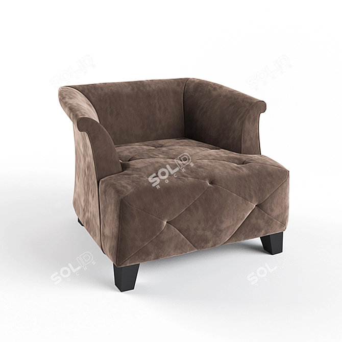 Elegant Bastianelli Chair 3D model image 1