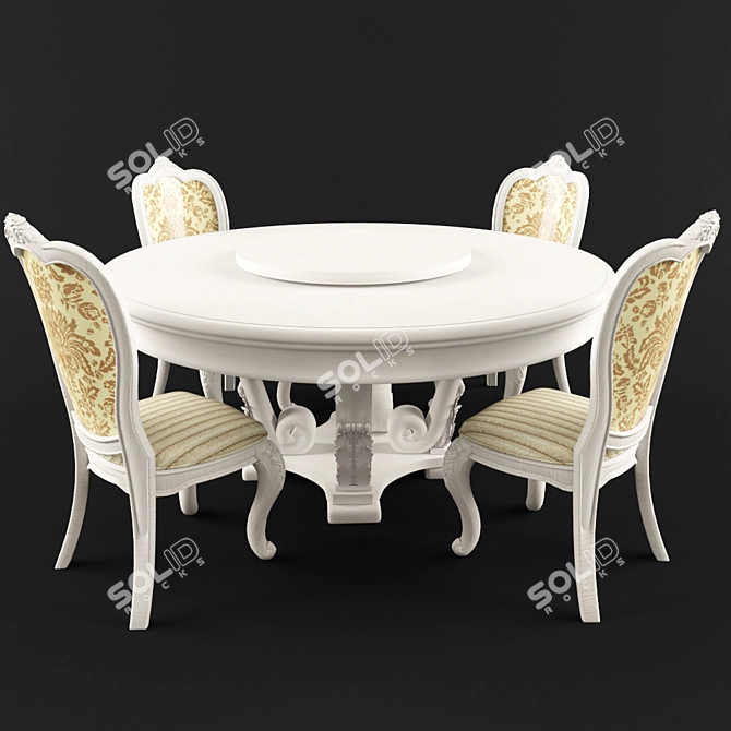 Carpenter 220: 1.6m Table Diameter 3D model image 1