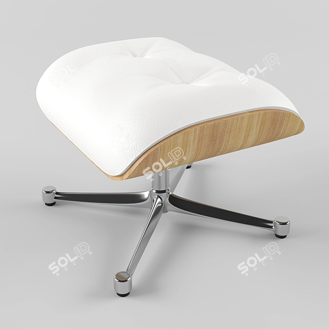 Versatile Ottoman: 45x60x42 (WxDxH) 3D model image 1