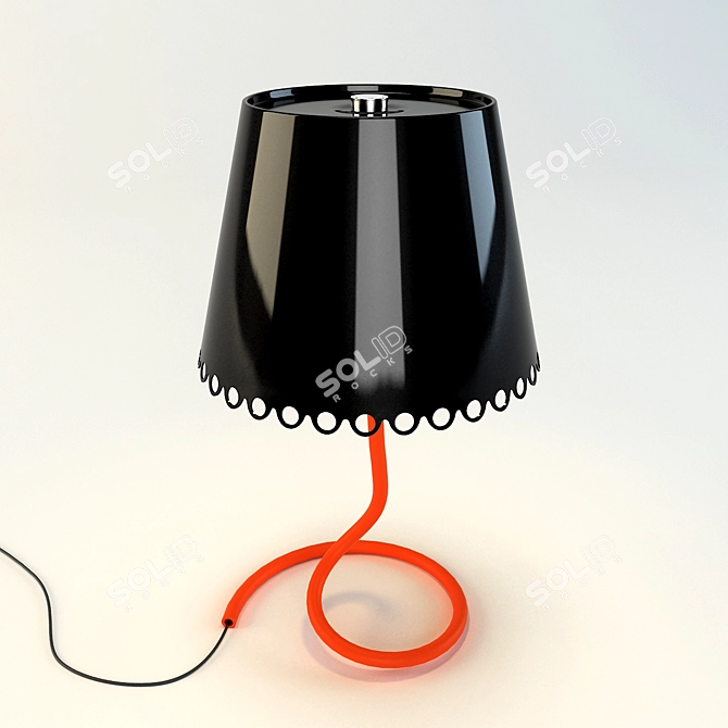 Luminous Lola: Stylish Table Lamp 3D model image 1