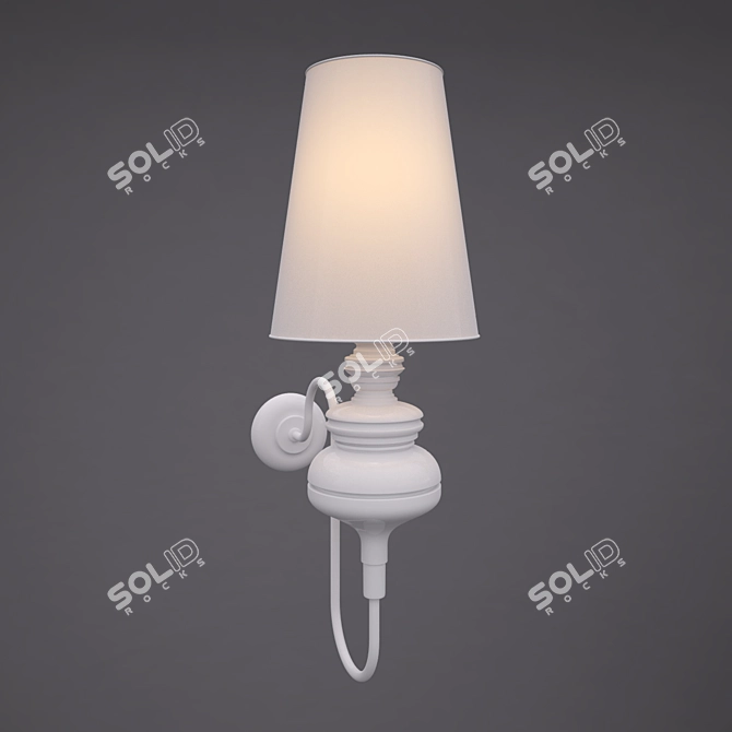 Josephine Mini: Elegant 20cm Diameter, 51cm Height 3D model image 1