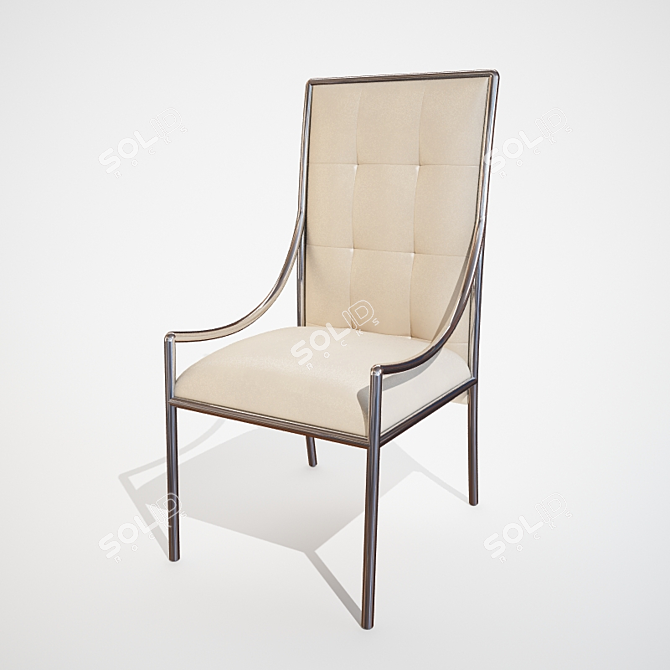 Modern Classic Chair 3D model image 1