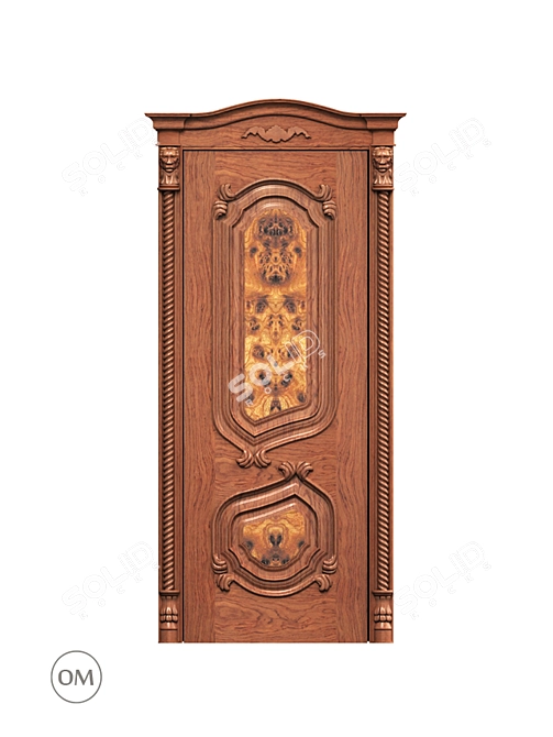 Emperador Veneci 2000х800 mm: Italian Luxury Doors 3D model image 1