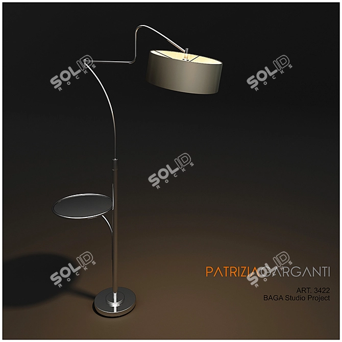 Italian Designer Floor Lamp: Patrizia Garganti 3D model image 1