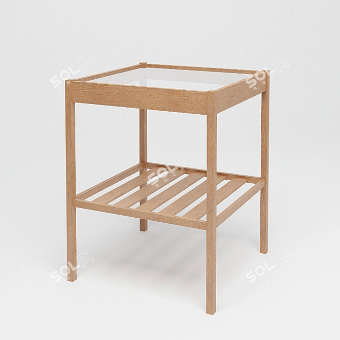 NESTA IKEA Nightstand - Stylish and Functional 3D model image 1