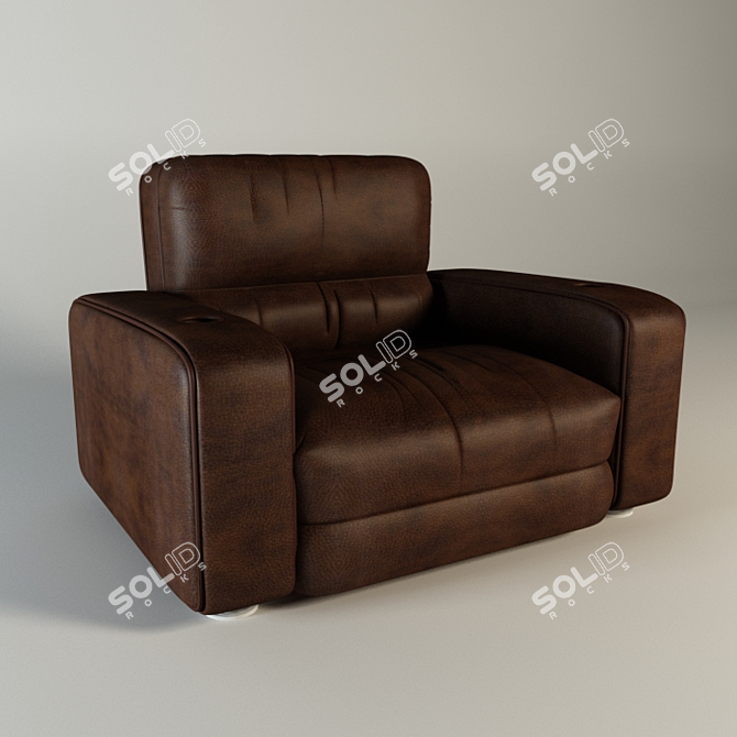 ComfortMax Cinema Chair 3D model image 1