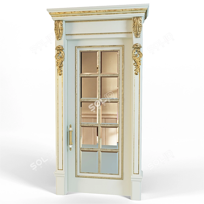 Custom Classic Doors 3D model image 1