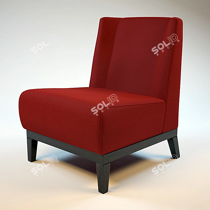 Opus Lobby Bar Club Chair 3D model image 1