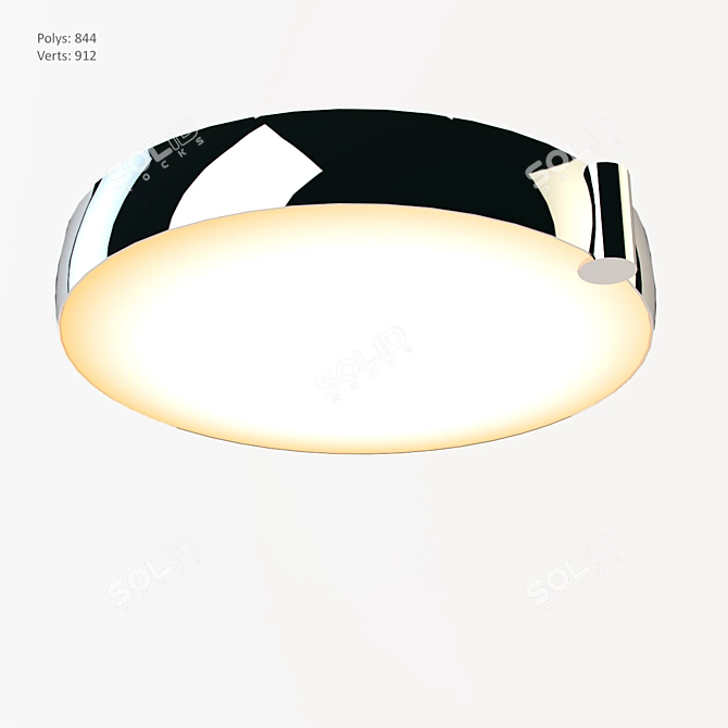 Estiluz T-3212: Stylish Surface Mount Light 3D model image 1