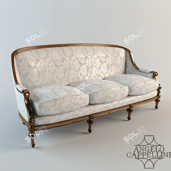 Marino Collection 3-Seater Sofa 3D model image 1