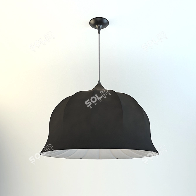 Contemporary Dome Pendant Light 3D model image 1