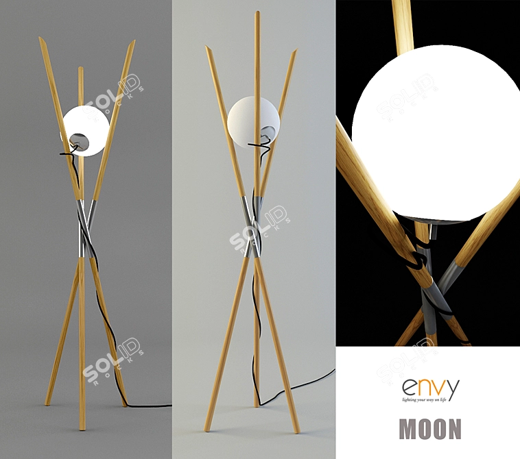Lunar Glow: MOON ENVY 3D model image 1