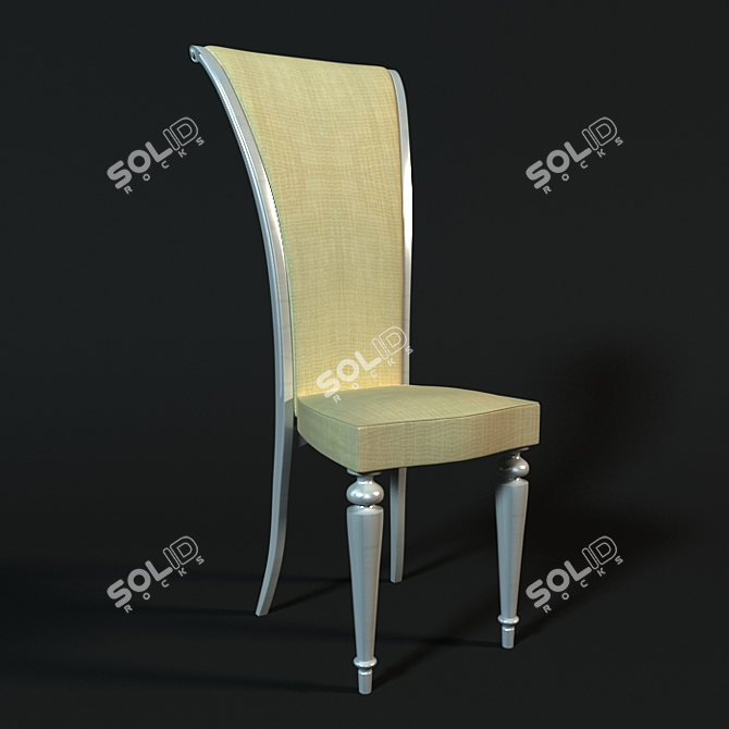 Art Deco Chair 3D model image 1