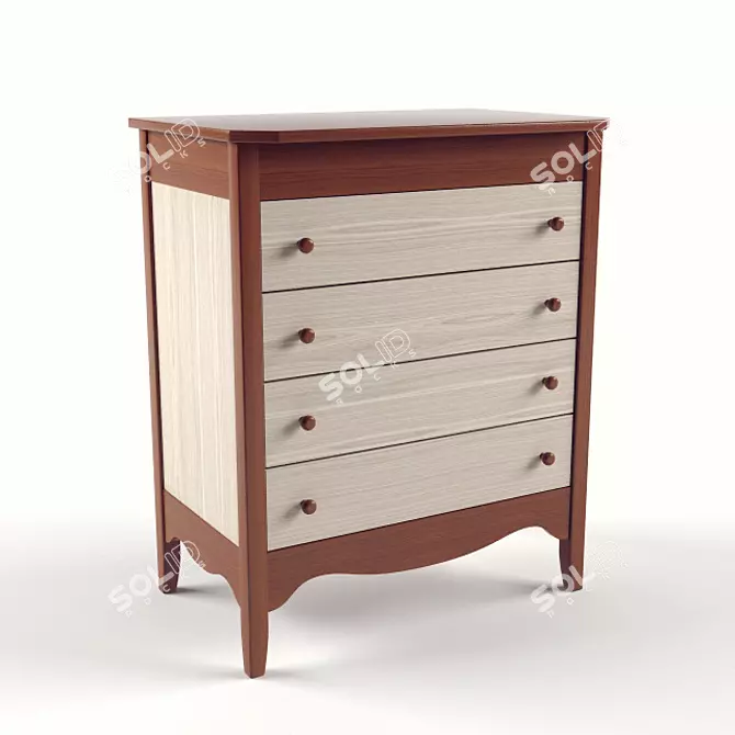 Scout Chest of Drawers 3D model image 1