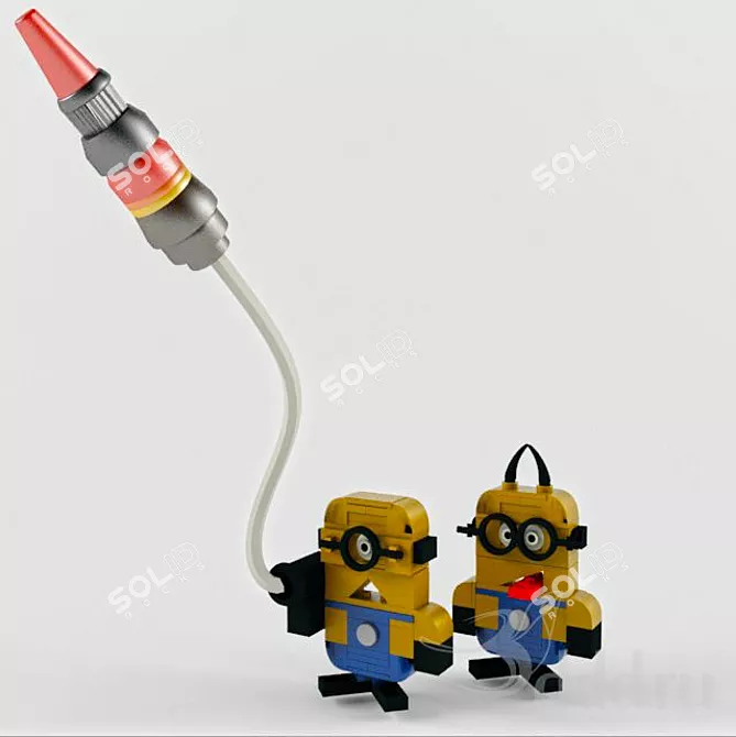 Minion Madness: LEGO Despicable Me 3D model image 1