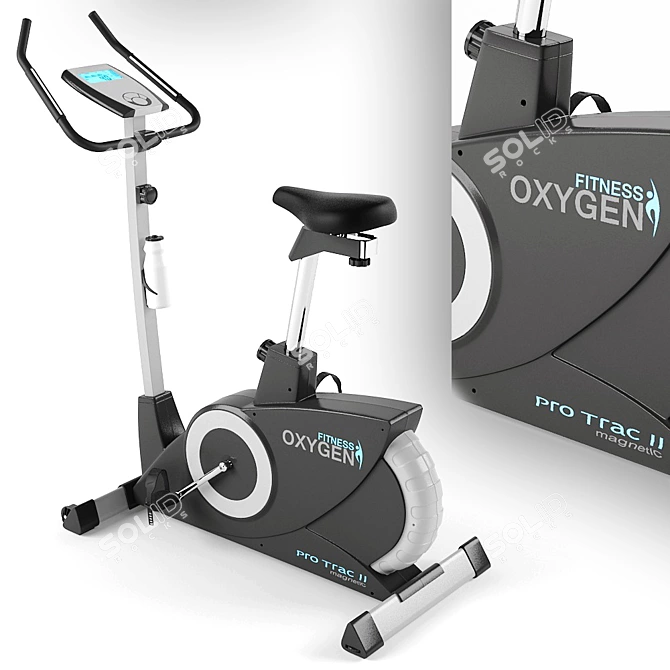 Winner Oxygen Pro Trac II Exercise Bike 3D model image 1