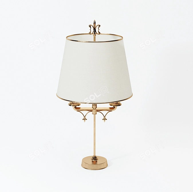 Modern LED Table Lamp 3D model image 1