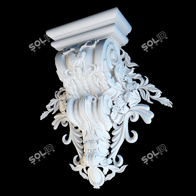 Exclusive Bracket 3D model image 1