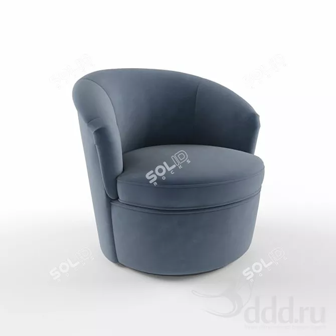 ErgoSwivel: Ultimate Comfort Chair 3D model image 1