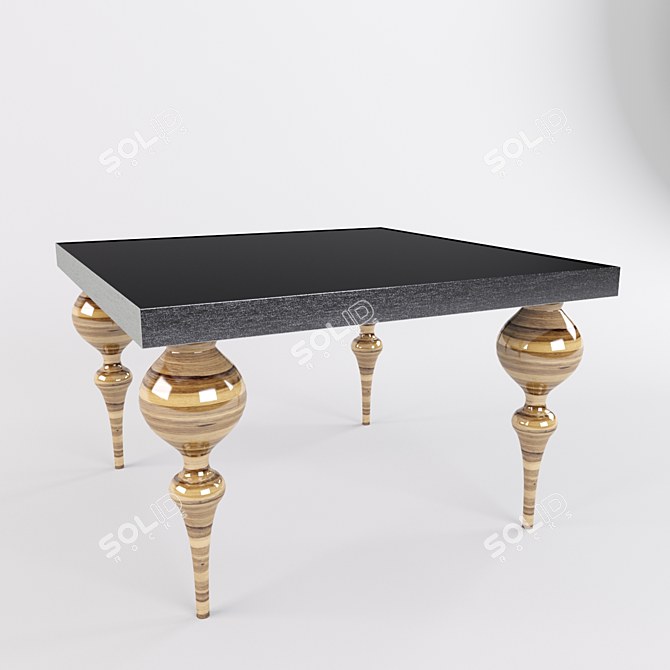 Nightclub-inspired Table with Textures & Materials 3D model image 1