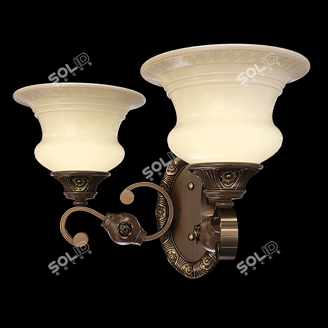 Elegant Eurosvet Sconce 3D model image 2