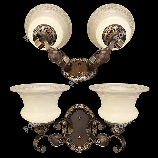Elegant Eurosvet Sconce 3D model image 3