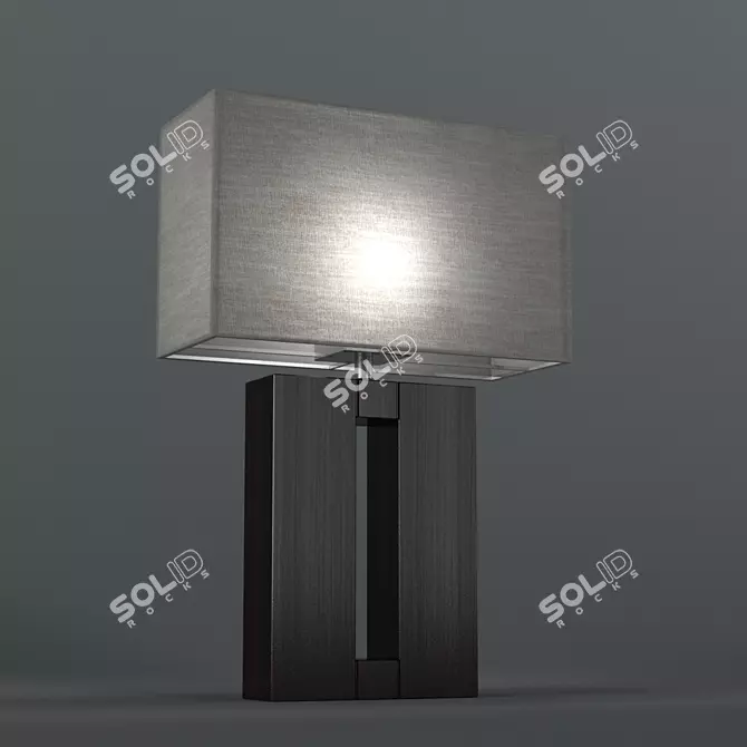 Elegant 60W Searchlight: Height 46mm 3D model image 1