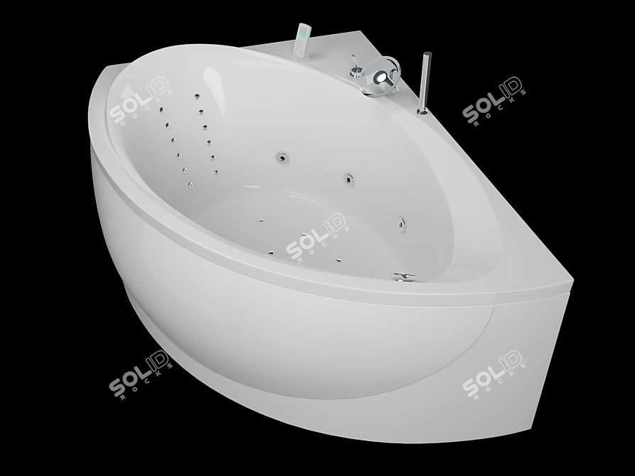 Modern Alternativa Bath 3D model image 1