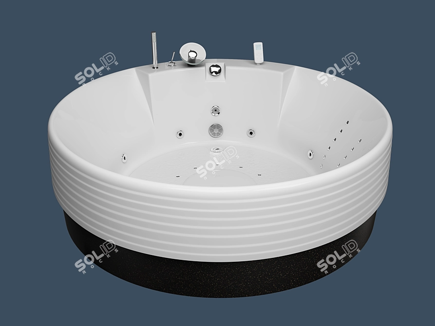 Luxurious Colosseum Bathtub 3D model image 1
