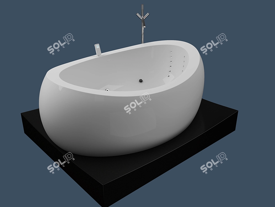 Sabzero Luxury Bathtub 3D model image 1