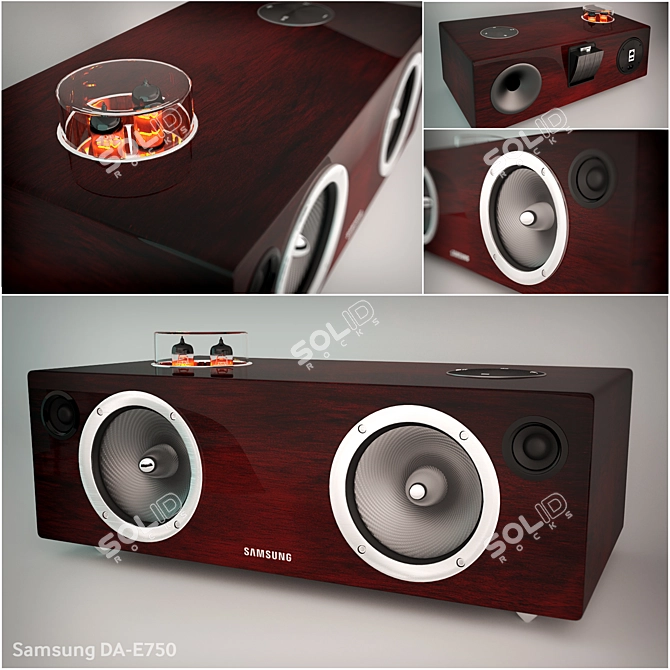 Title: Hybrid Sound System: Samsung DA-E750 3D model image 1