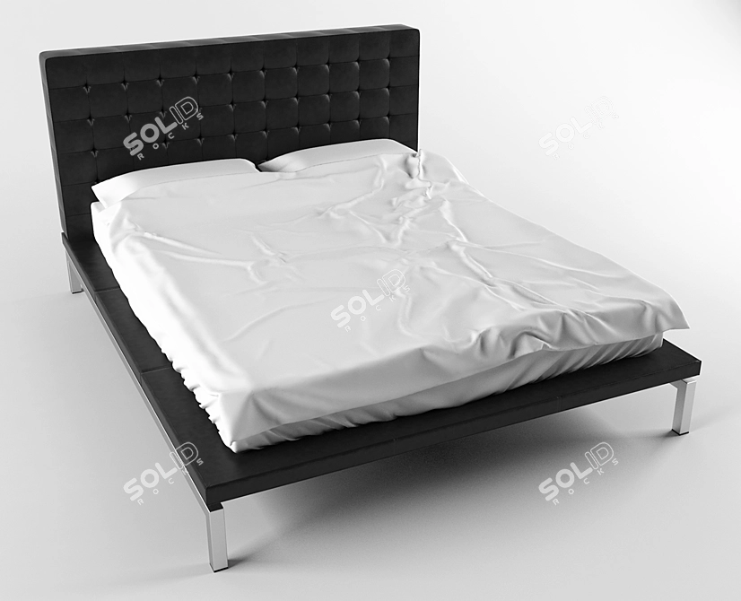  Breathtaking Bentley Queen Bed  3D model image 1