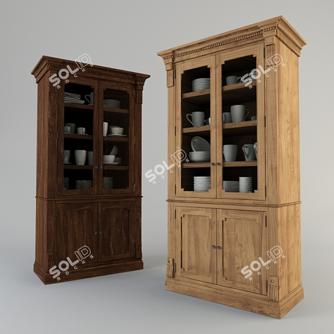 Restoration Hardware St. James Sideboard: Classic Elegance for Your Home 3D model image 1